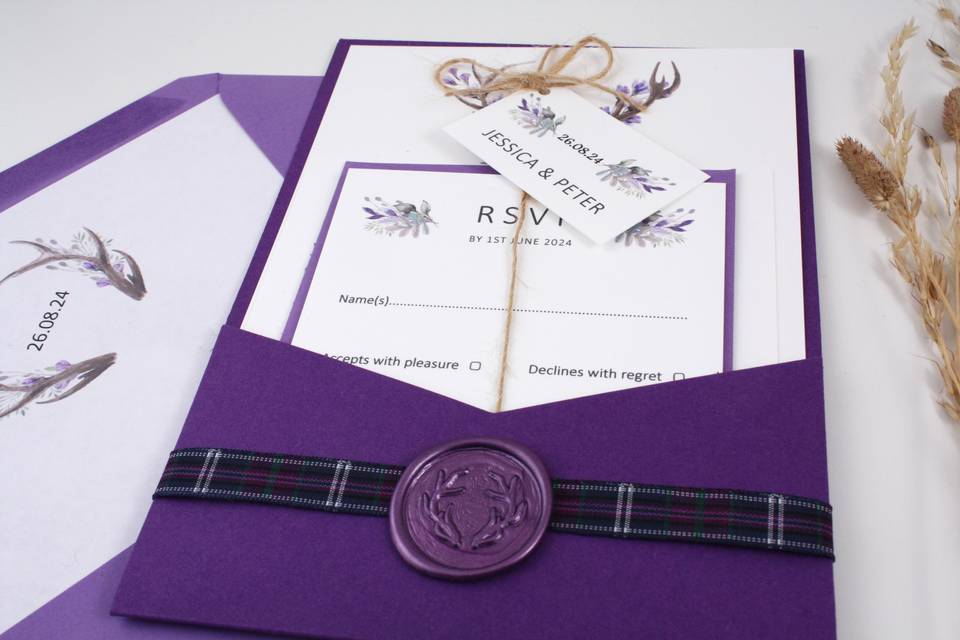 Bee Invited Wedding Stationery