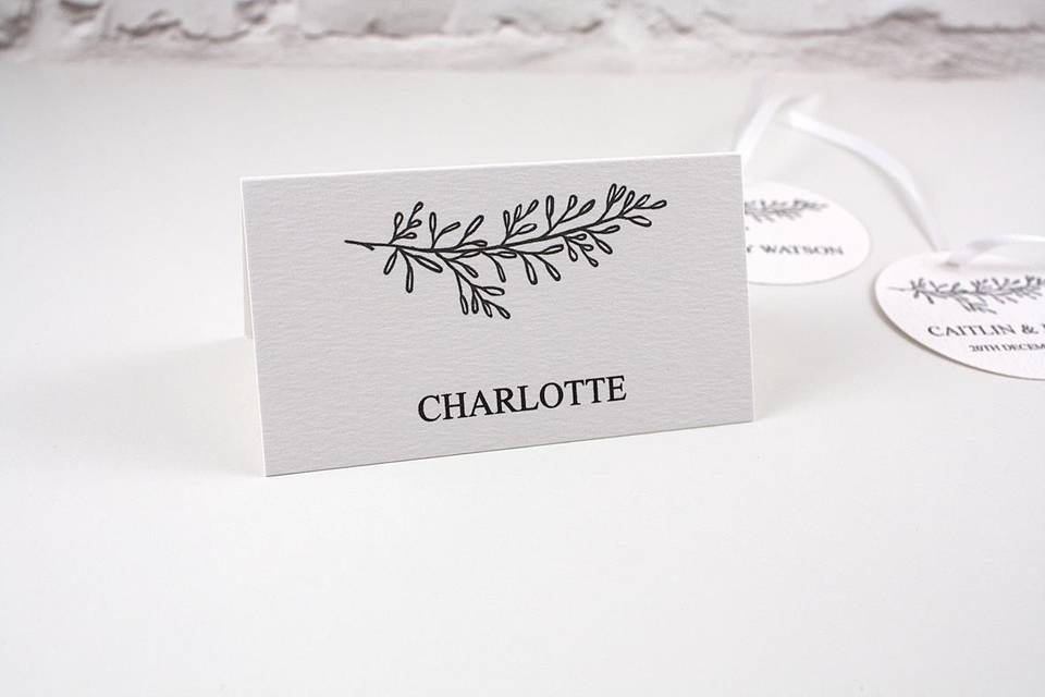 Luxe Name Place Card