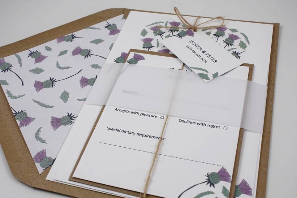 Bee Invited Wedding Stationery