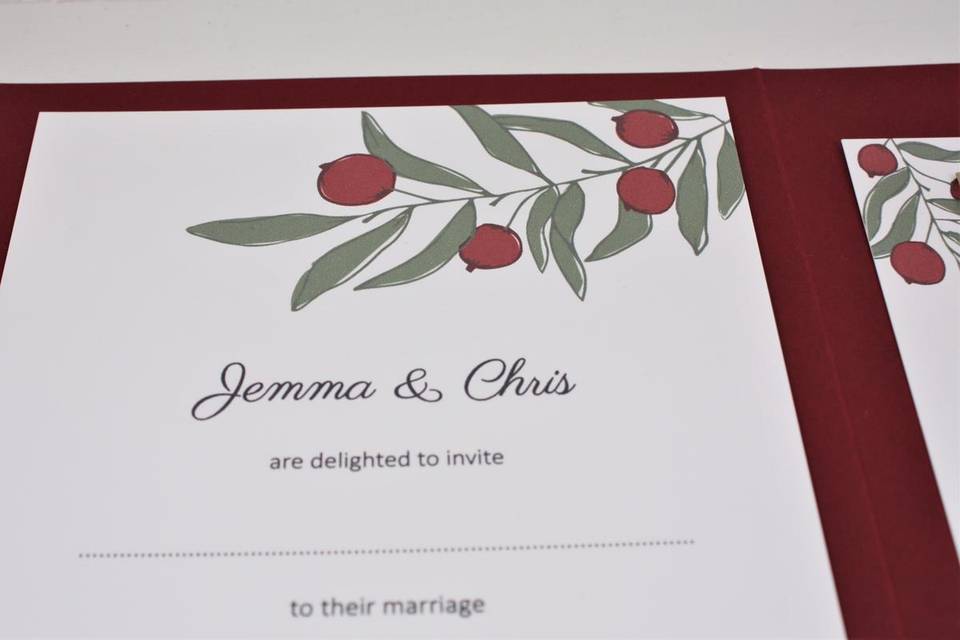 Bee Invited Wedding Stationery