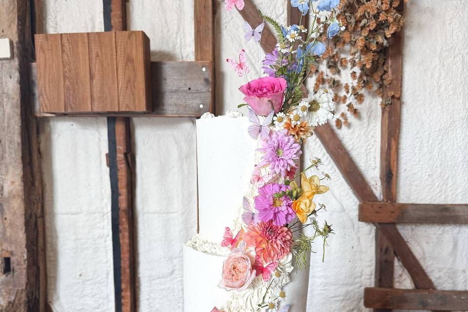 Two tier buttercream