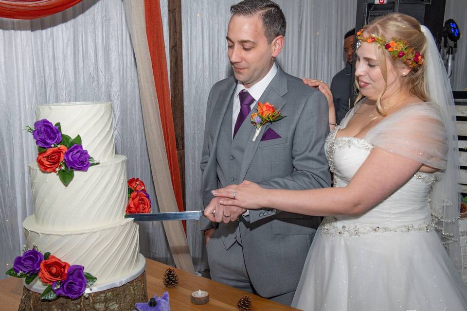 Three tier buttercream