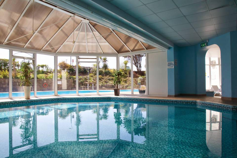 Our Indoor Pool With Spa