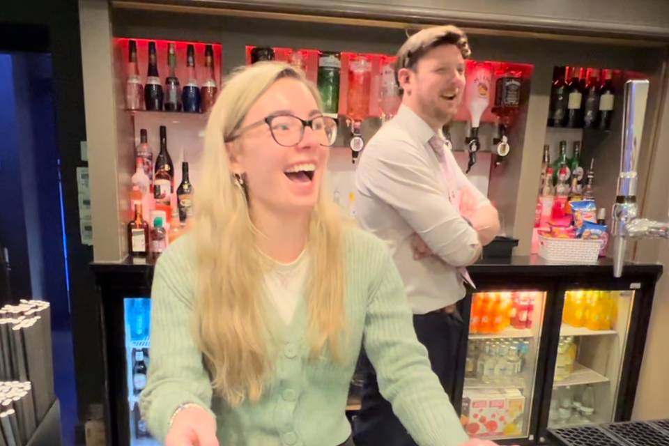 Laughing