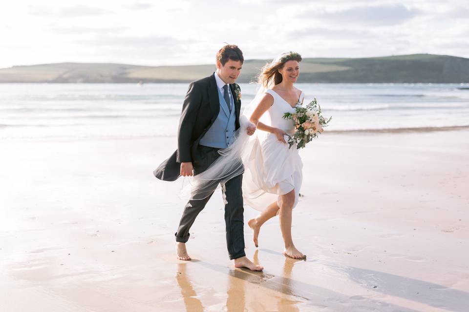 Polzeath Beach Wedding