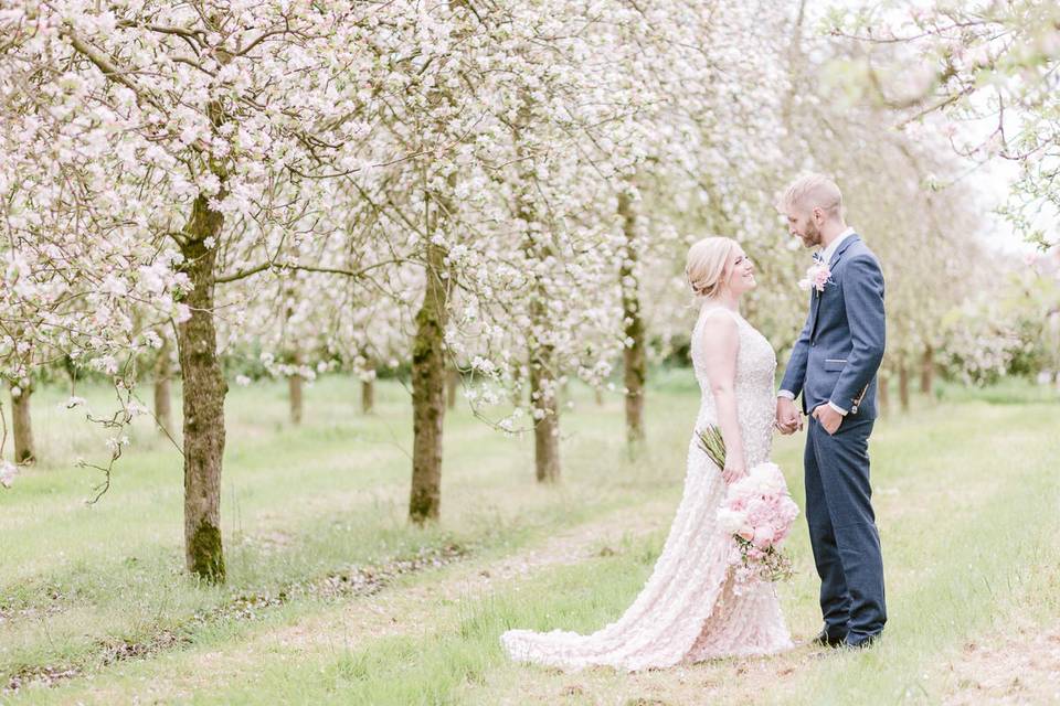 Pennard House Blossom Wedding