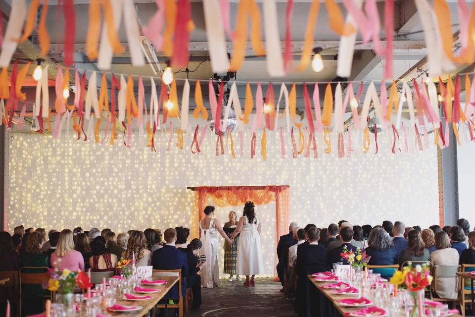 Trafalgar Warehouse wedding