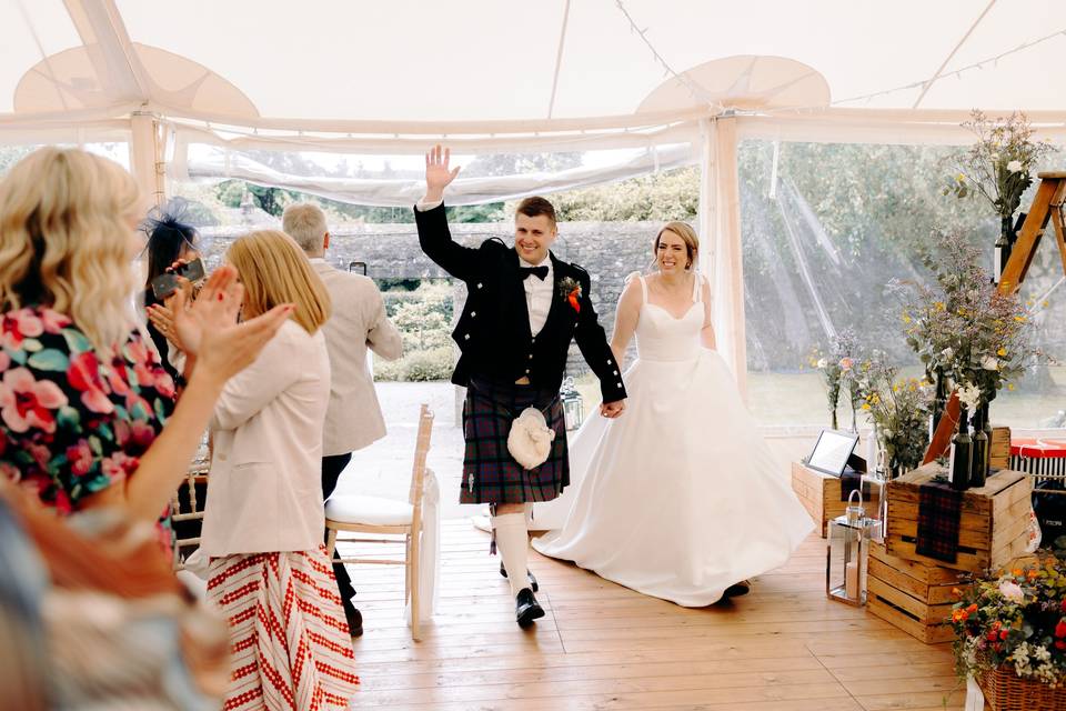 Eyam Hall wedding