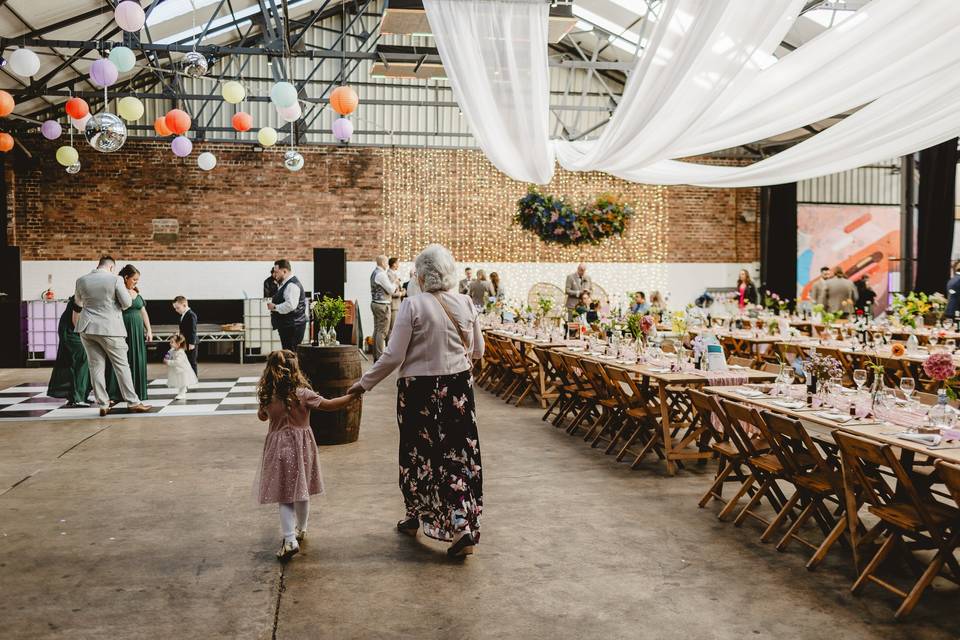 Peddler warehouse wedding