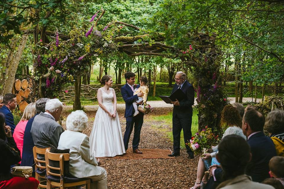 Endeavour woodland wedding