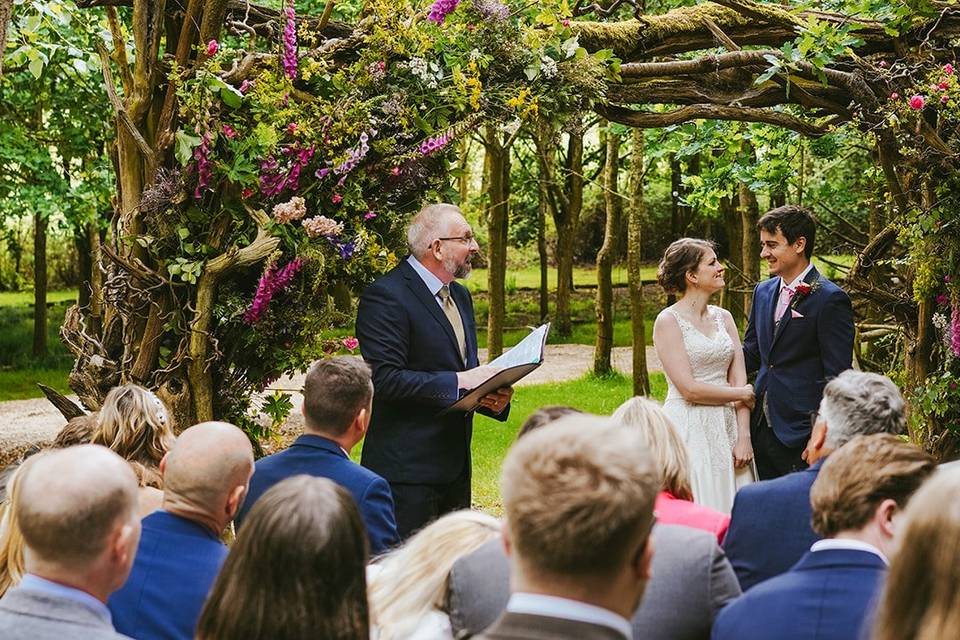 Endeavour woodland wedding