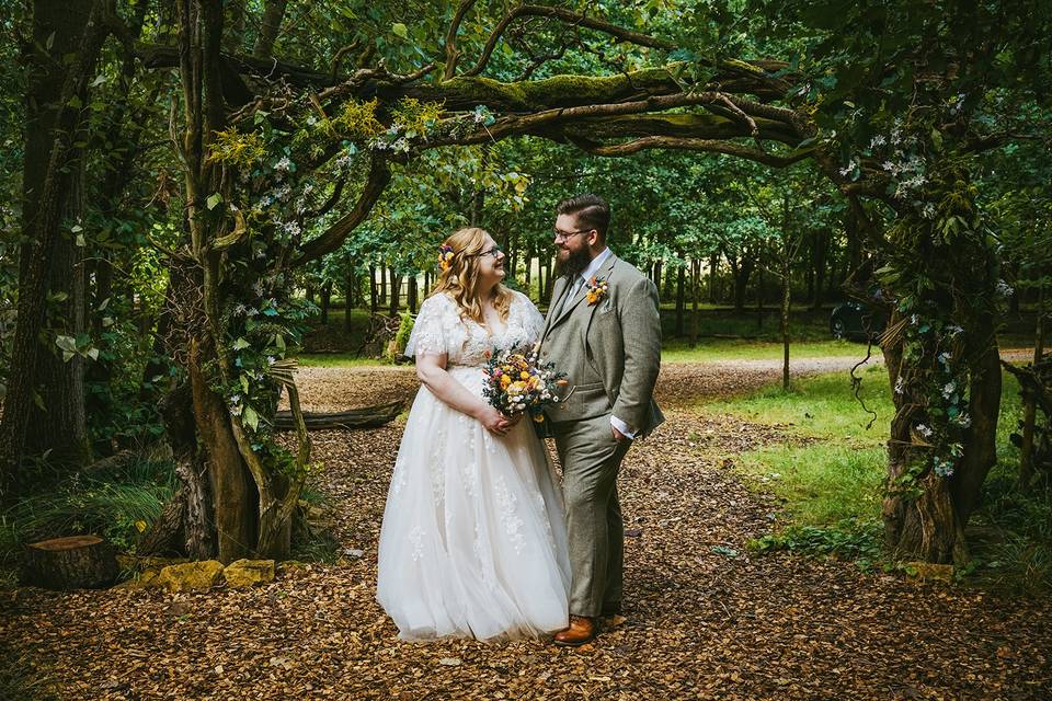 Endeavour woodland wedding