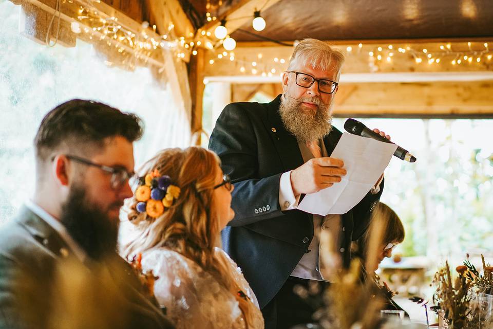 Endeavour woodland wedding