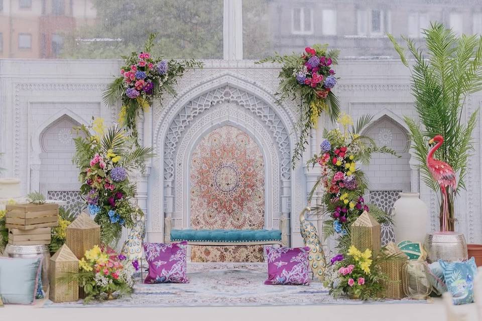 Colourful Stage Decor
