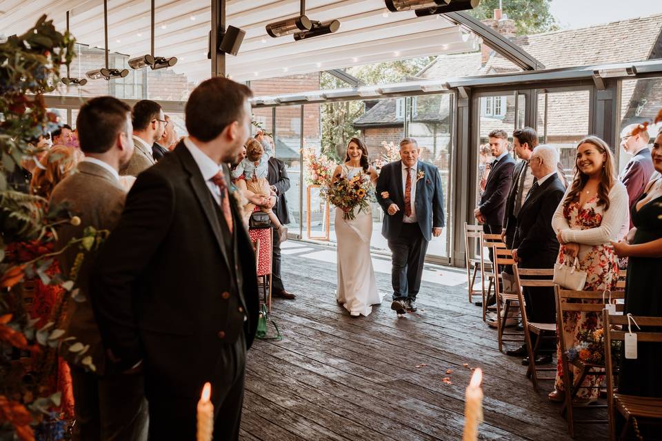 Ceremony in The Glasshouse