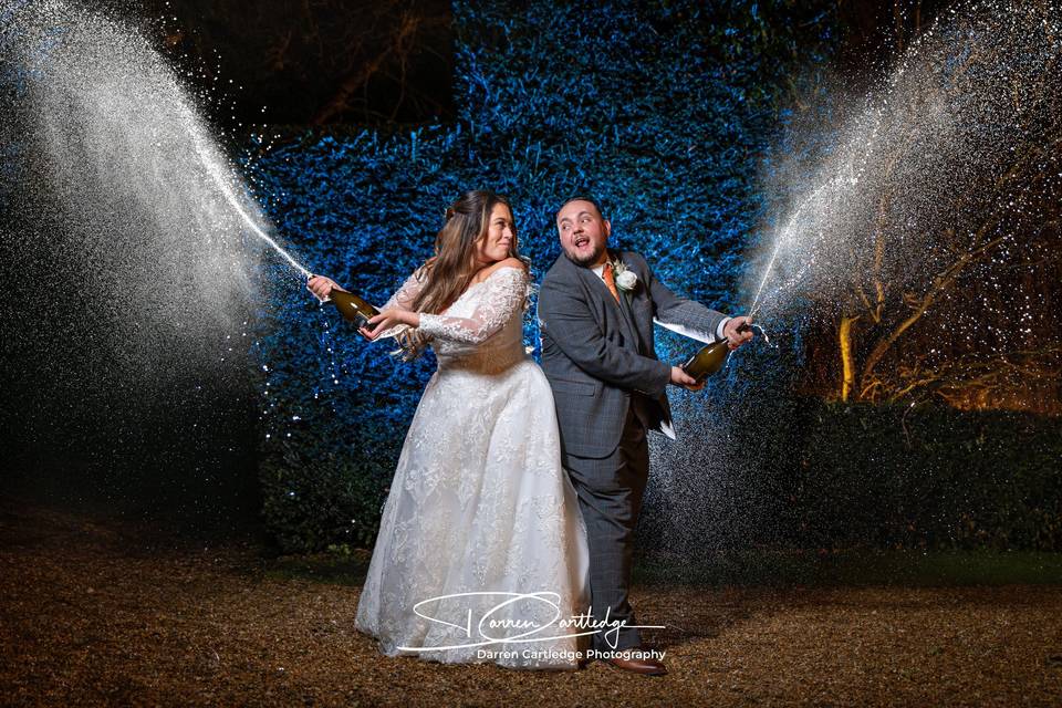 Champagne Spray - Bawtry Hall