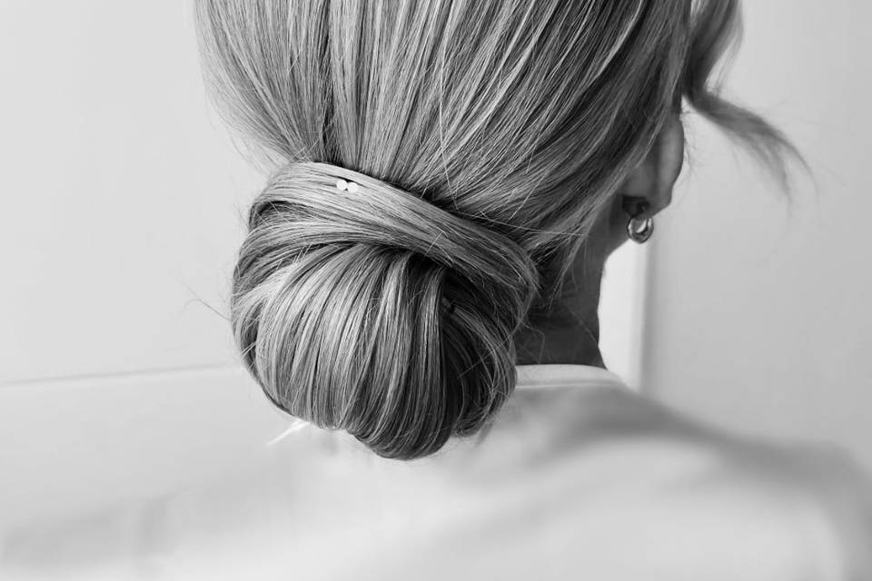 Classic bridal bun