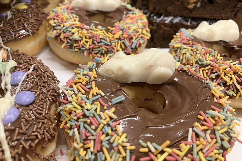 Aldred's donuts and donut wall