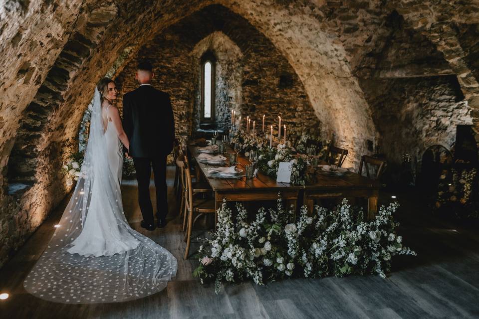 Beautiful vaulted room