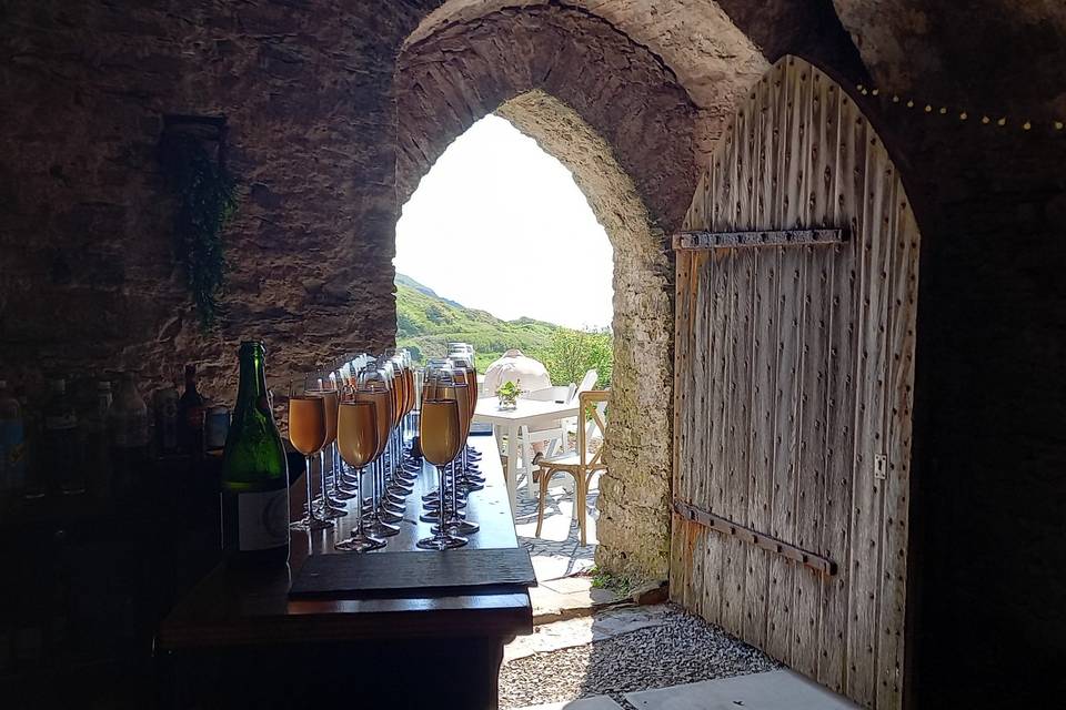 A drink with a view