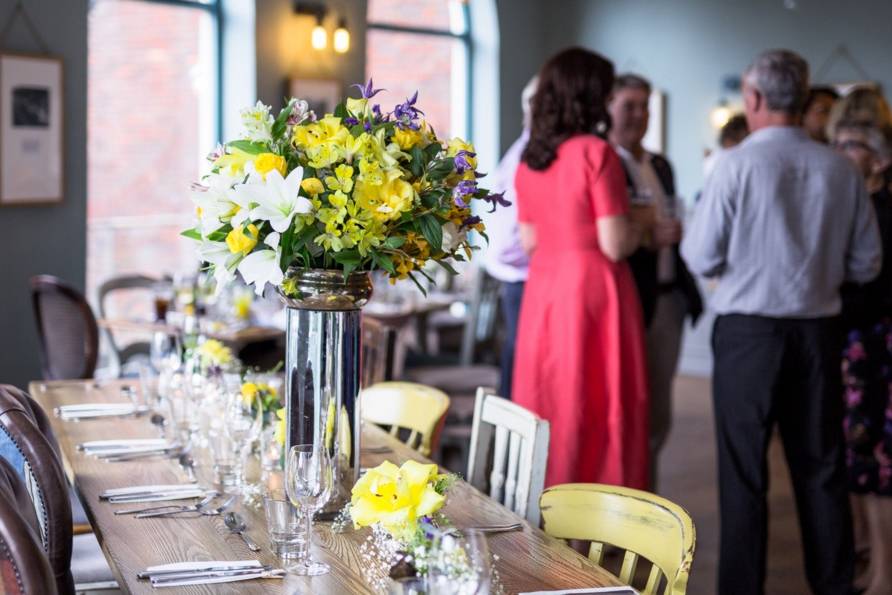 Rustic and refined reception