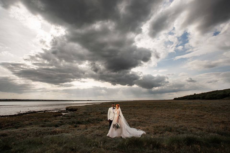 Romantic stroll - Kent Wedding Photographer