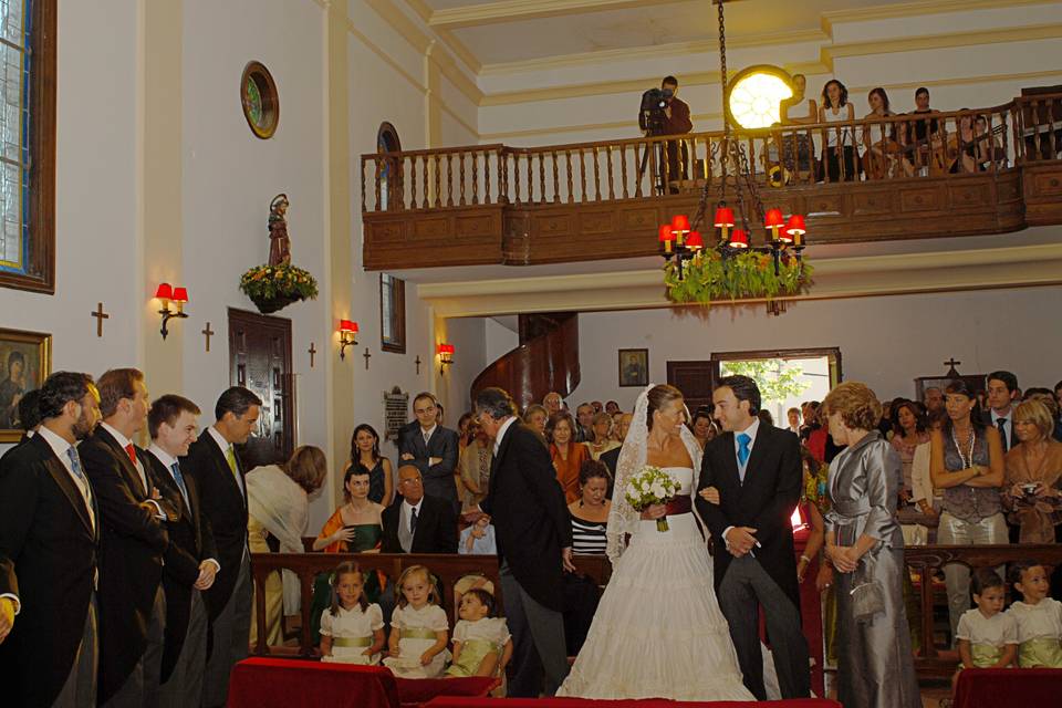 The bride arrival