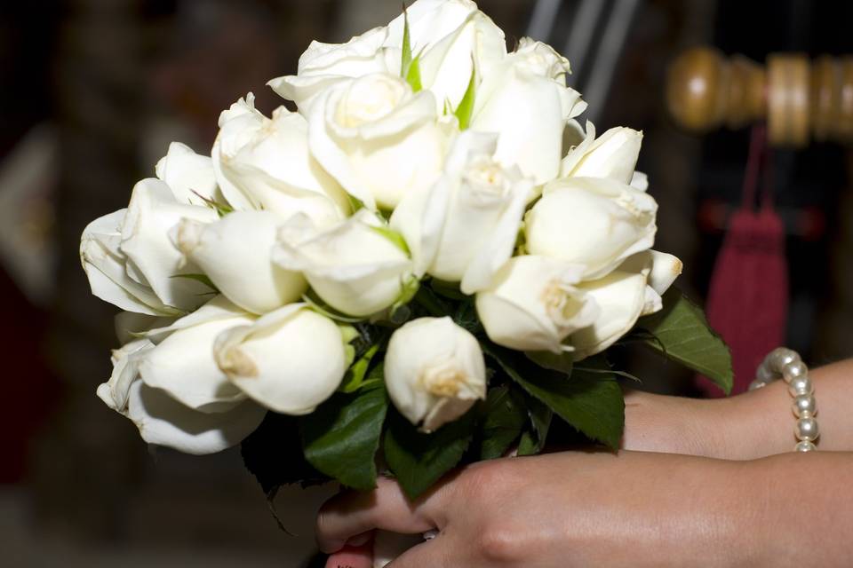 The bride's bouquet