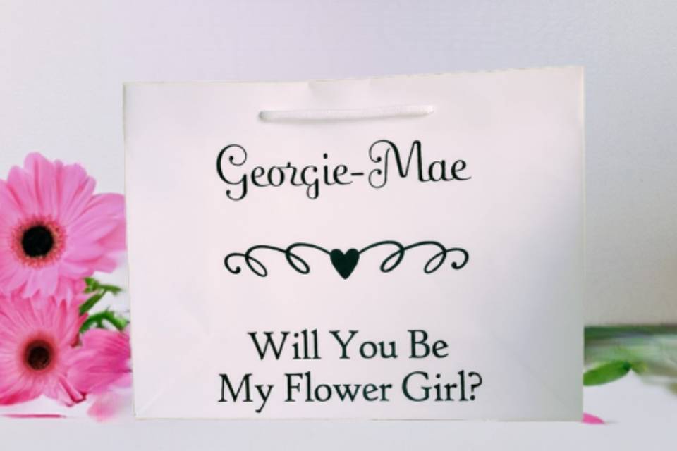 Flower girl proposal