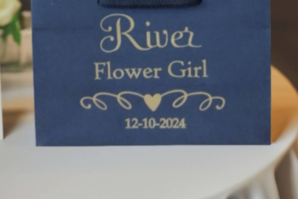 Flower girl gift bag