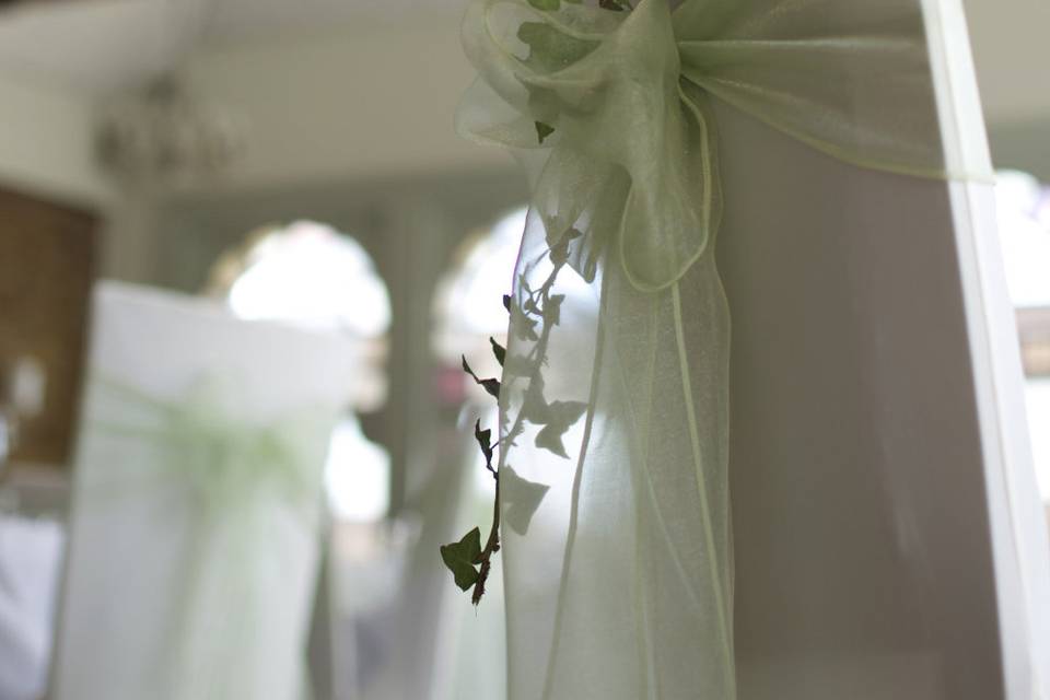 Green chair sashes