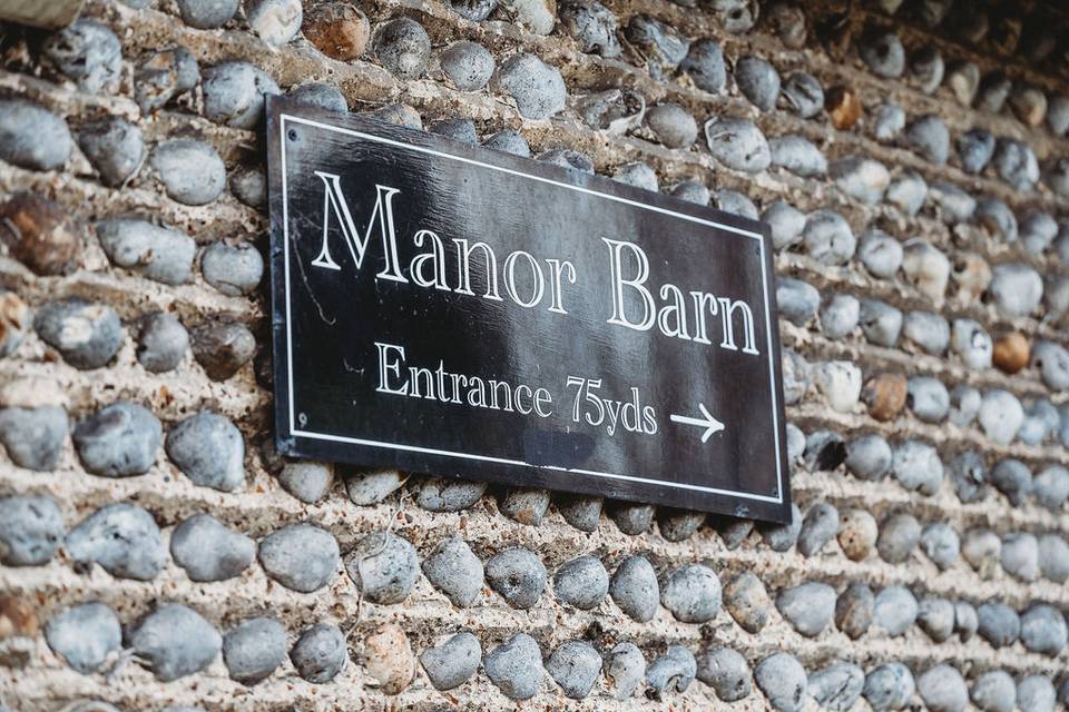 Manor Barn Entrance