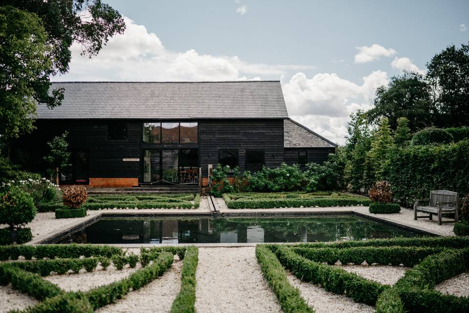 Formal Gardens & Barn House