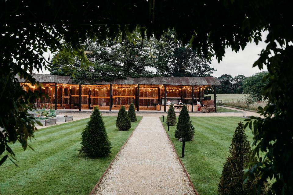 The Gardens and Dutch Barn