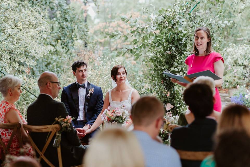 Thirsk garden wedding