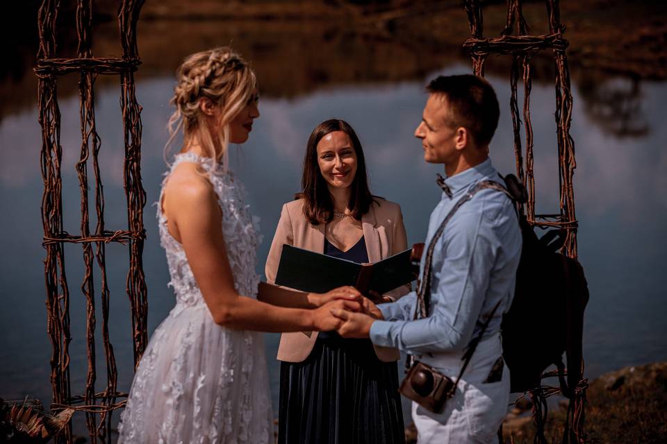 Exchanging vows