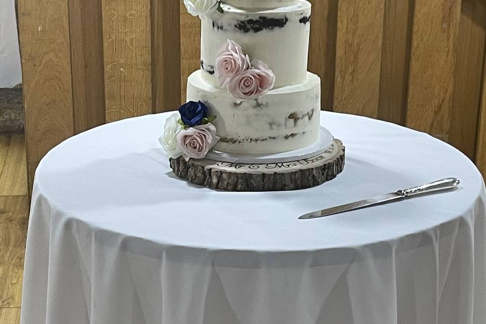 Semi naked cake