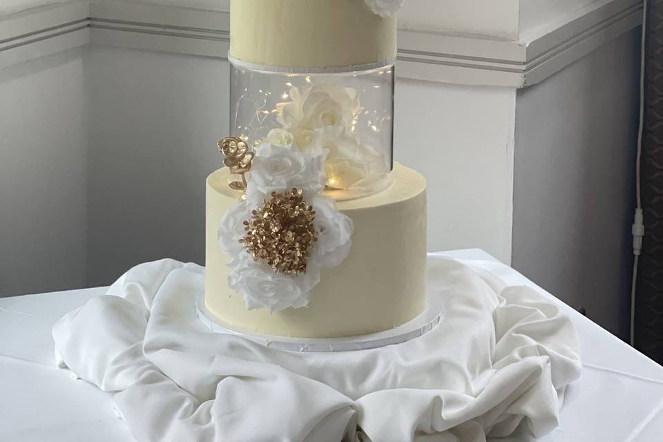 Ganache wedding cake