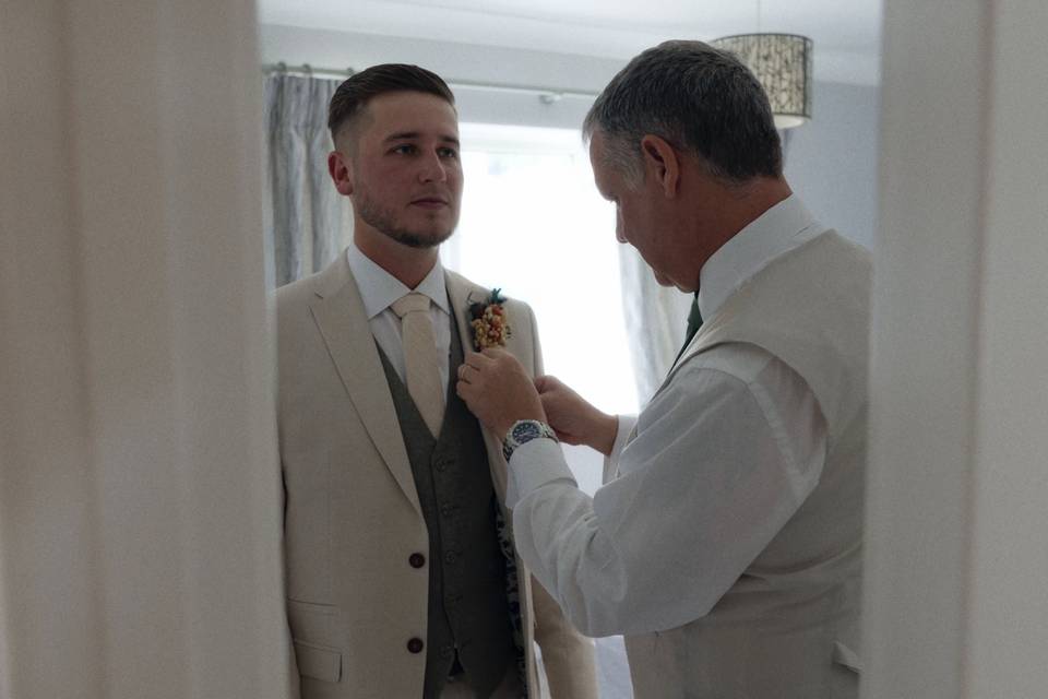 The calm before the celebratio