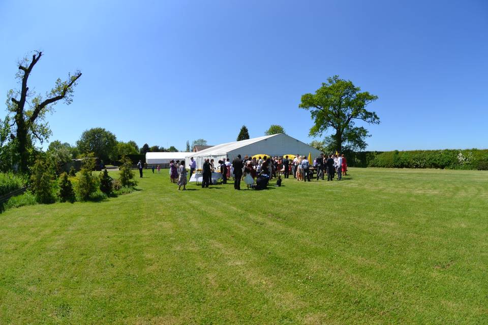 Large Marquee rear view
