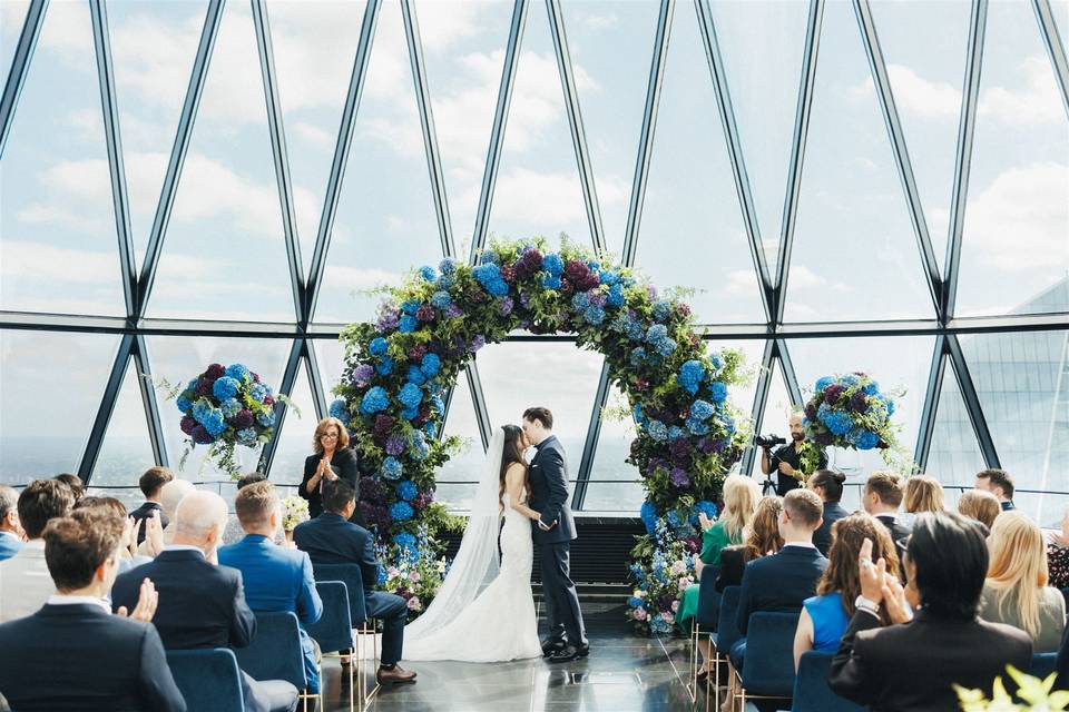 Ceremony at the Gherkin