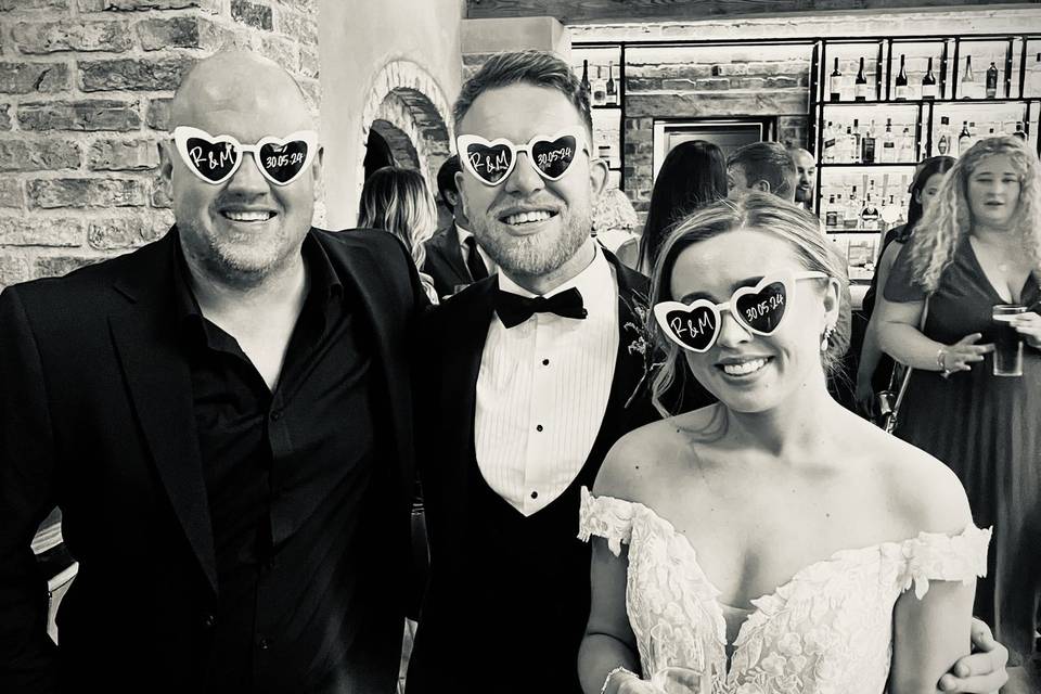 Sunglasses shot