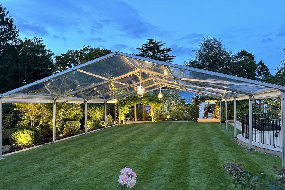 9m x 12m Clear Marquee