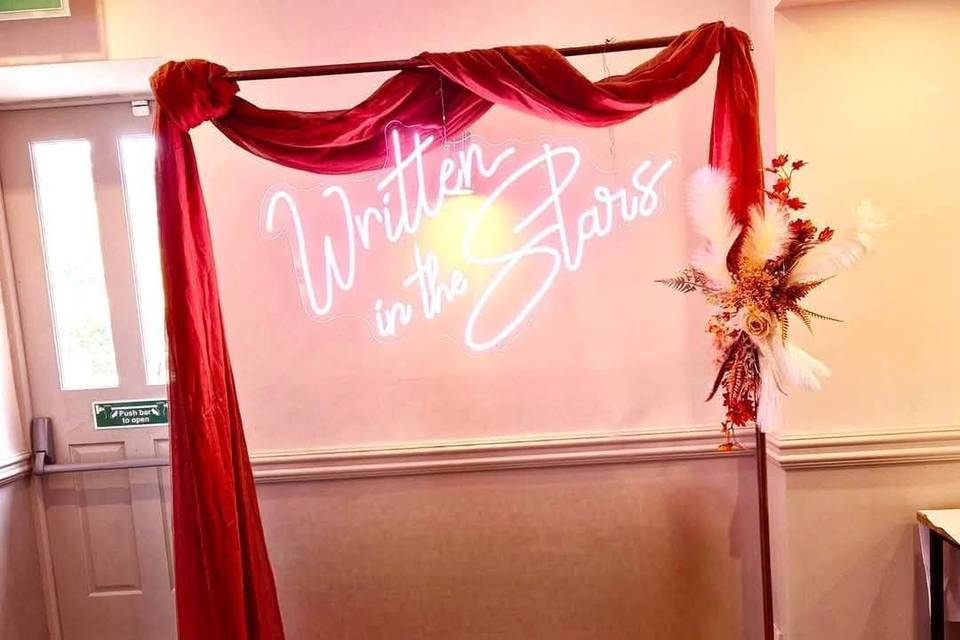 Neon sign