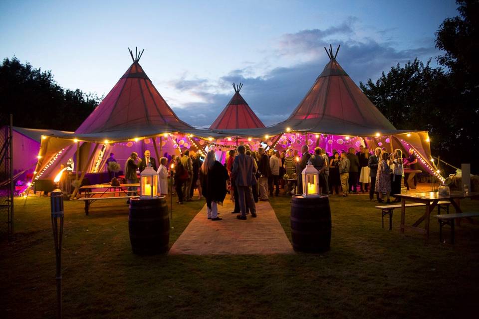 Tipi in the Secret Garden