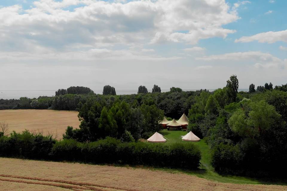 Tipi in our Secret Garden