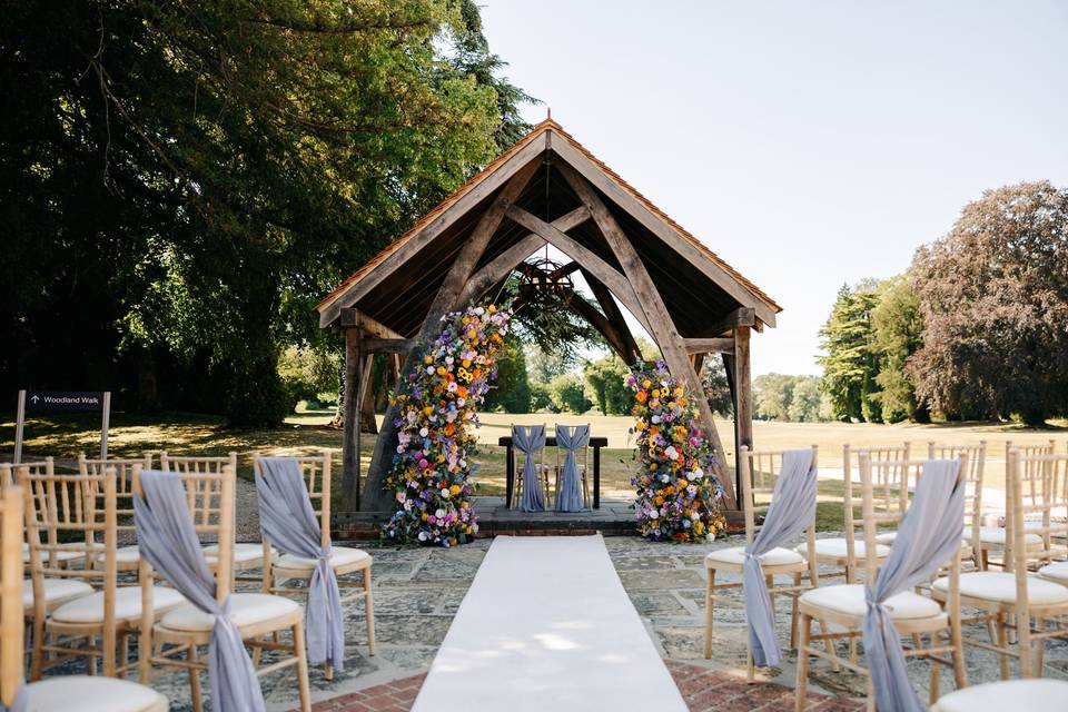 Outdoor ceremony