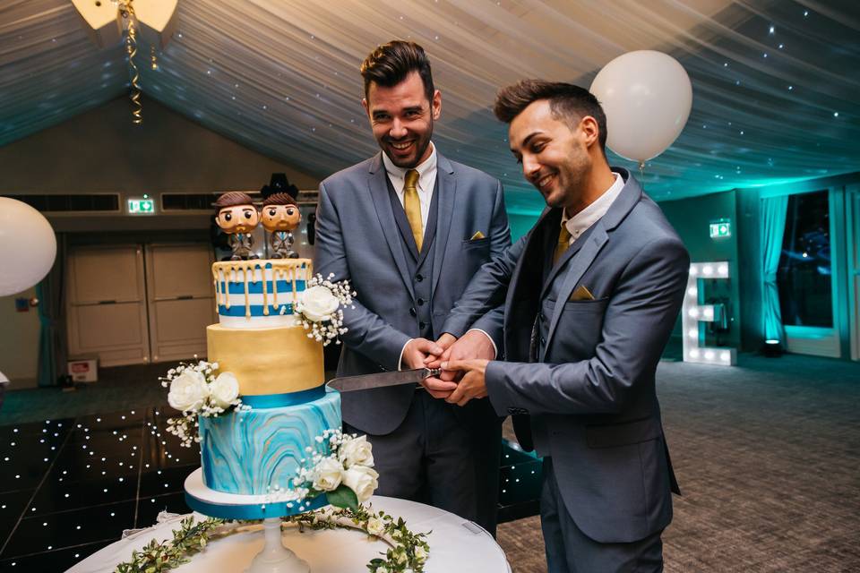 Cake Cutting Garden Pavilion