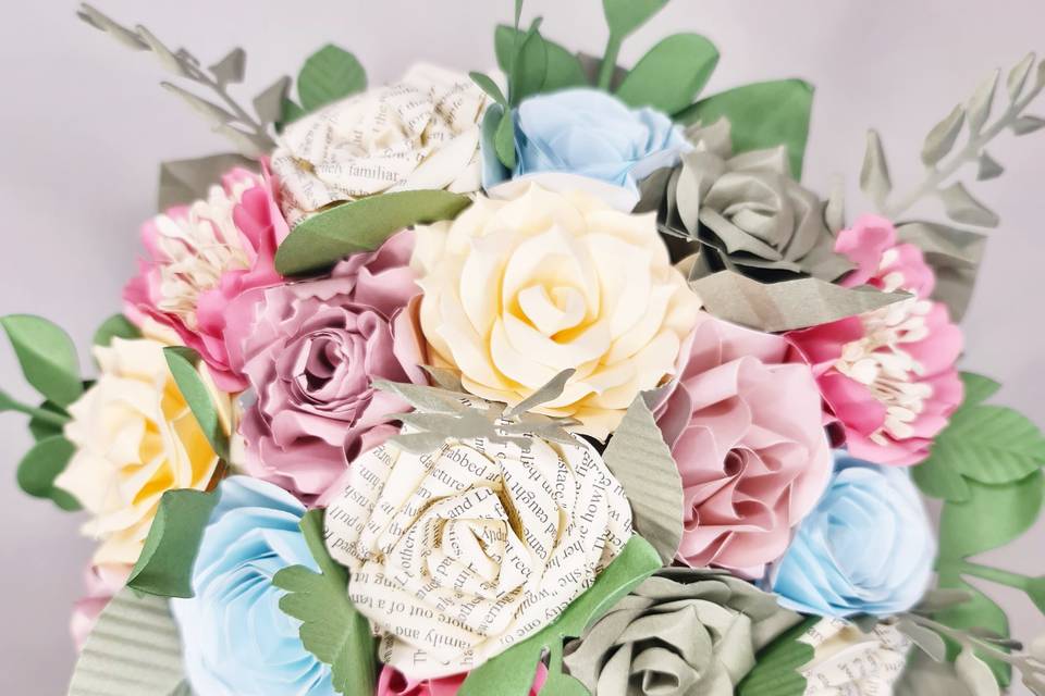 Paper Flower Bouquet Story