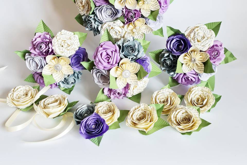 Lilacs, Mauve and Purple Set